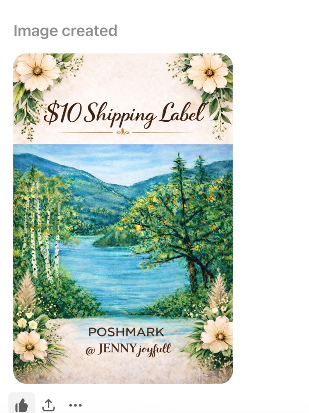 $10 label